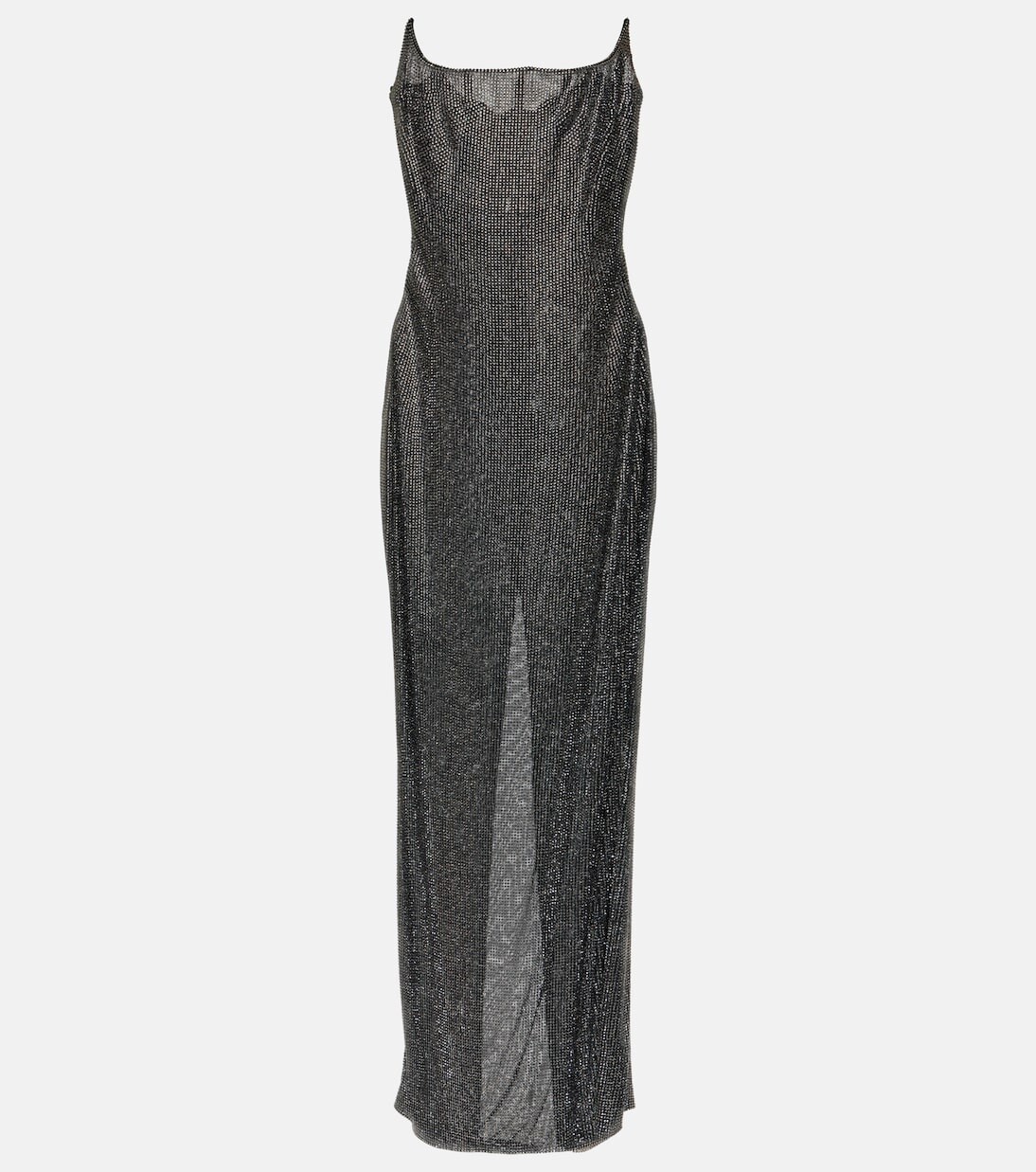 Украшенное сетчатое платье-бюстье Giuseppe Di Morabito, черный
Украшенное сетчатое платье-бюстье Giuseppe Di Morabito, черный