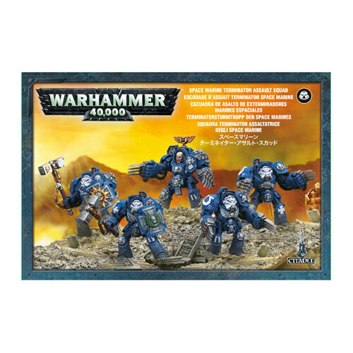 Фигурки Space Marines Terminator Assault Squad Games Workshop
Фигурки Space Marines Terminator Assault Squad Games Workshop