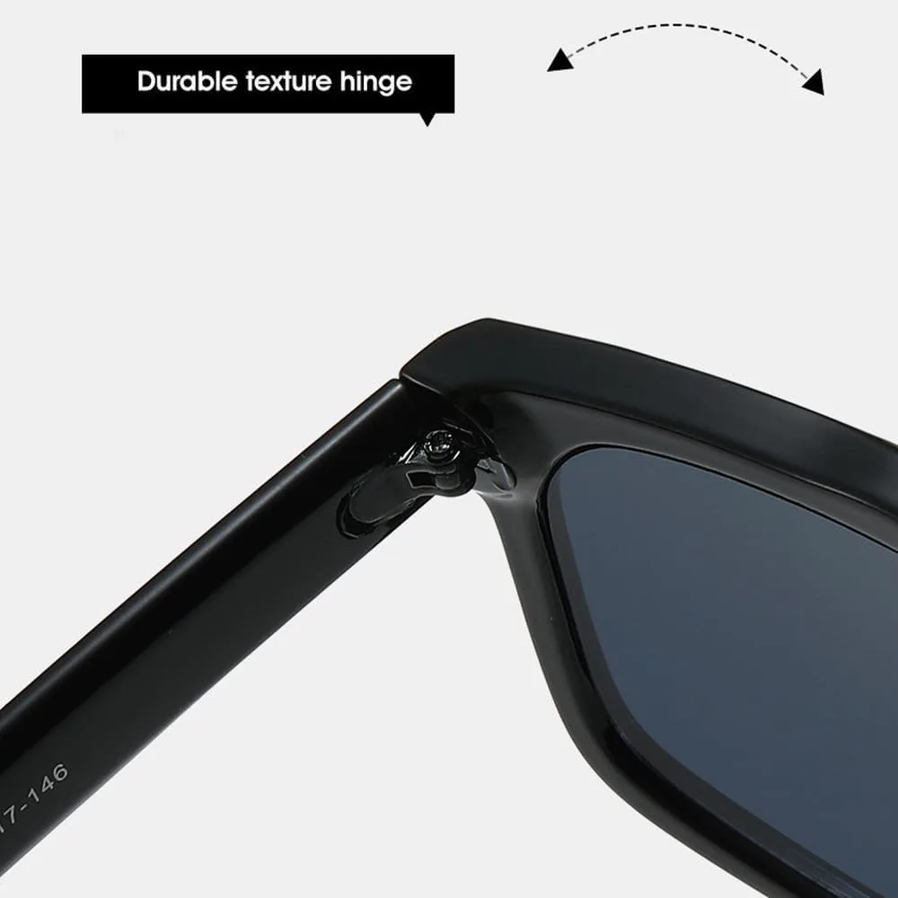 Классические цельные солнцезащитные очки для мужчин, с плоской верхней частью, для женщин, в большой оправе, черные, с защитой от УФ-излучения UV400 TKKTLLT, White
Классические цельные солнцезащитные очки для мужчин, с плоской верхней частью, для женщин, в большой оправе, черные, с защитой от УФ-излучения UV400 TKKTLLT, White