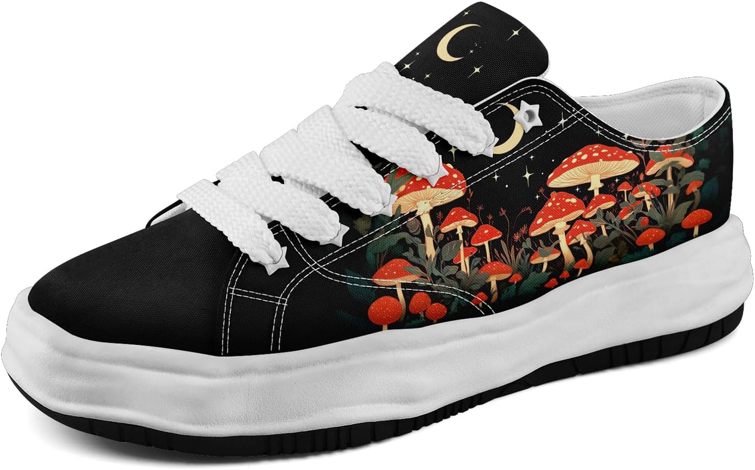 Кеды AWSOLE с грибным цветочным принтом на холщовой основе для женщин и мужчин, низкие модные шнурованные кроссовки для прогулок, повседневная обувь на весну и лето, белый/красный/зеленый/бежевый
Кеды AWSOLE с грибным цветочным принтом на холщовой основе для женщин и мужчин, низкие модные шнурованные кроссовки для прогулок, повседневная обувь на весну и лето, белый/красный/зеленый/бежевый