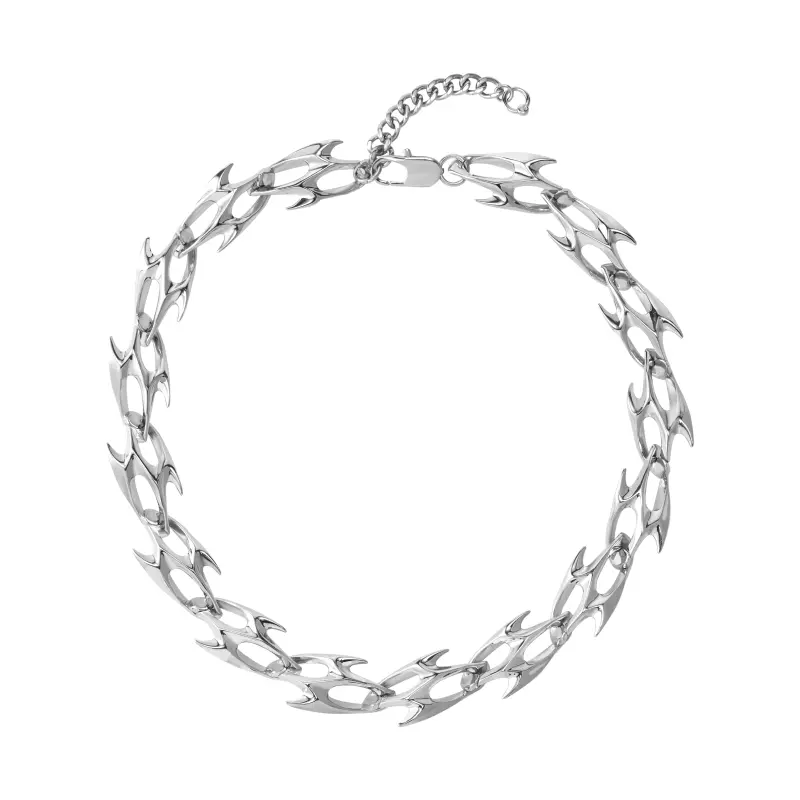 316 Steel, 304 Steel ожерелья Unisex BLACKHEAD, серебряный
316 Steel, 304 Steel ожерелья Unisex BLACKHEAD, серебряный