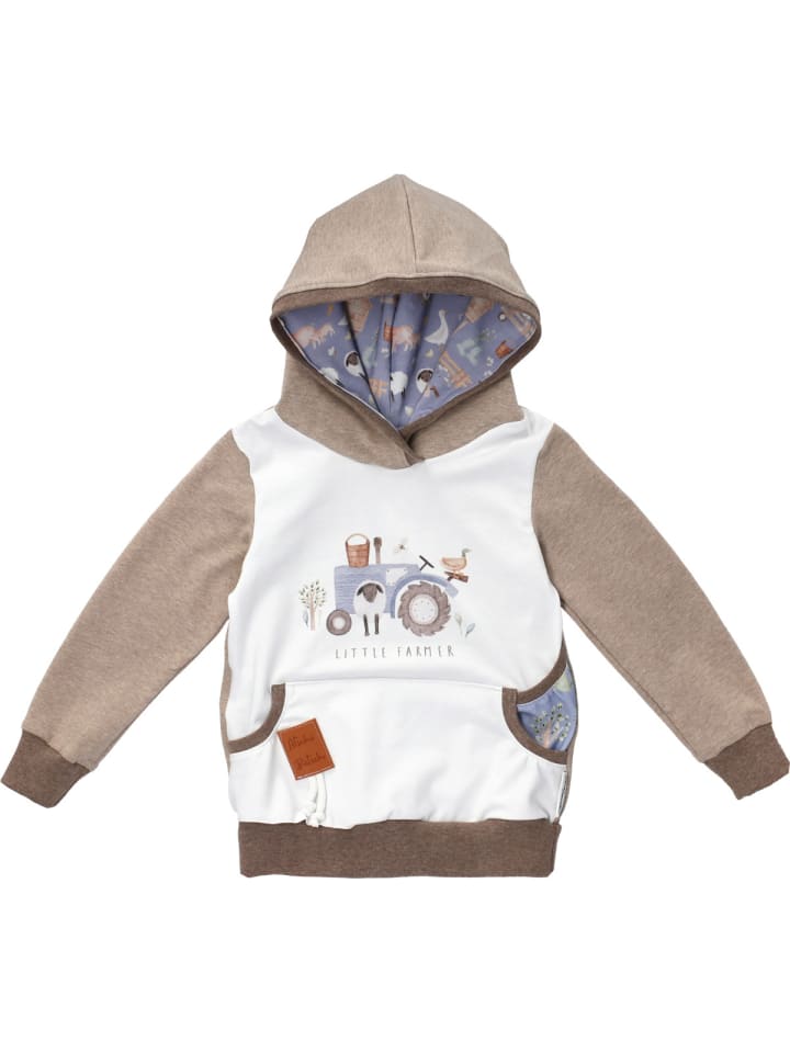 Толстовка с капюшоном Трактор белого цвета, сделанная вручную Land-Juwelen
Толстовка с капюшоном Трактор белого цвета, сделанная вручную Land-Juwelen