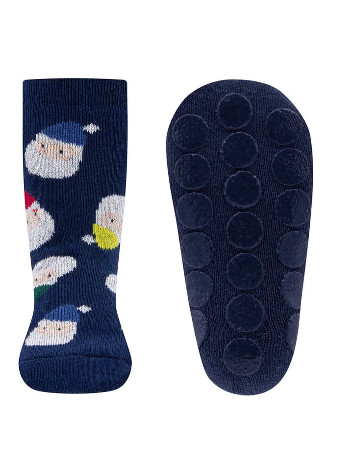 Ewers Противоскользящие носки из АБС-пластика с изображением Санта-Клауса, темно-синего цвета
Ewers Противоскользящие носки из АБС-пластика с изображением Санта-Клауса, темно-синего цвета