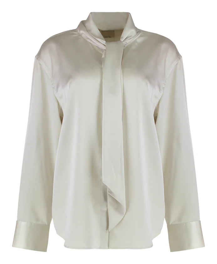 Блузка из технического атласа Calvin Klein, белый
Блузка из технического атласа Calvin Klein, белый