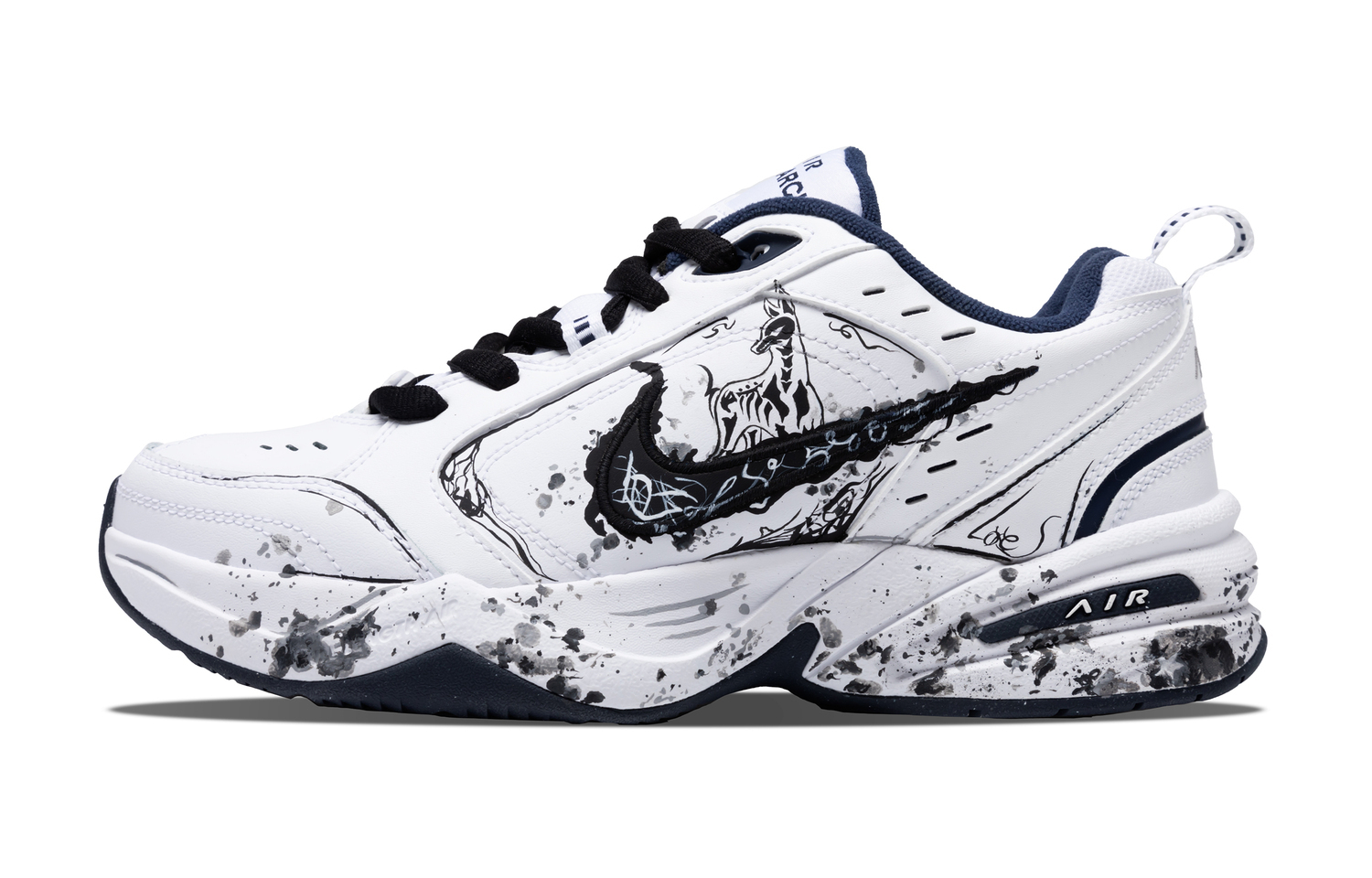 Nike Эйр Монарх 4 Чанки Кроссовки Унисекс Лоу-топ Блэк/Уайт/Блю - Блэк Уайт, цвет Black White
Nike Эйр Монарх 4 Чанки Кроссовки Унисекс Лоу-топ Блэк/Уайт/Блю - Блэк Уайт, цвет Black White