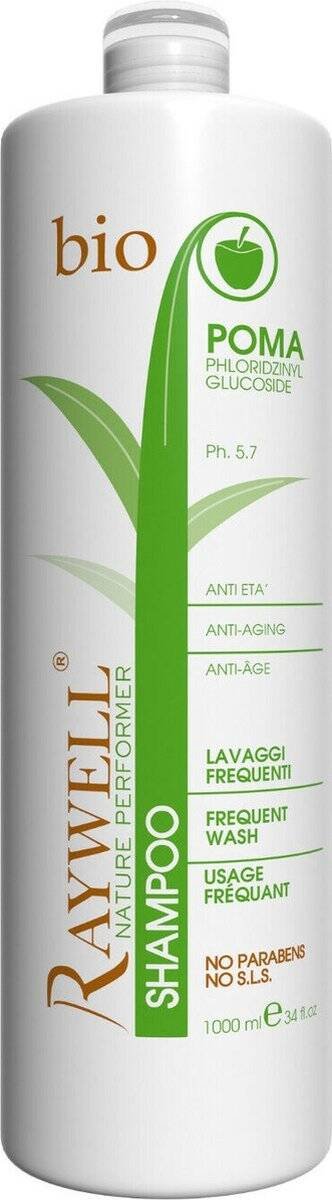 Raywell Nature Bio Poma Anti-Aging Shampoo, шампунь против старения для ежедневного мытья волос, 1000 мл
Raywell Nature Bio Poma Anti-Aging Shampoo, шампунь против старения для ежедневного мытья волос, 1000 мл