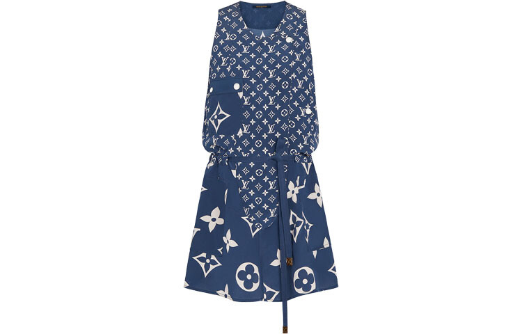 Платье женское Louis Vuitton, синий 
Платье женское Louis Vuitton, синий
