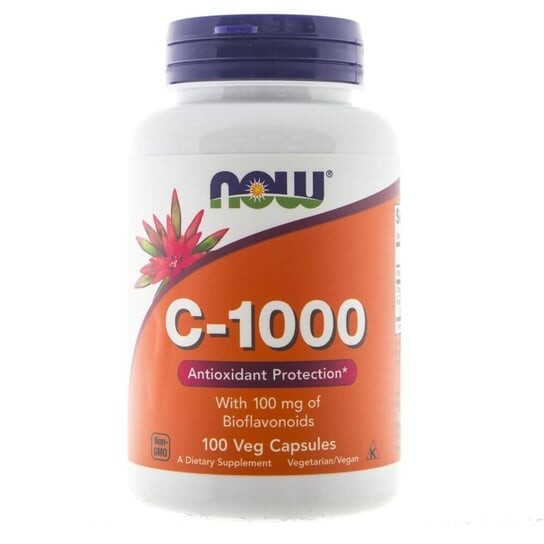 Биологически активная добавка Витамин С (С-1000) Now Foods, 100 капсул 
Биологически активная добавка Витамин С (С-1000) Now Foods, 100 капсул