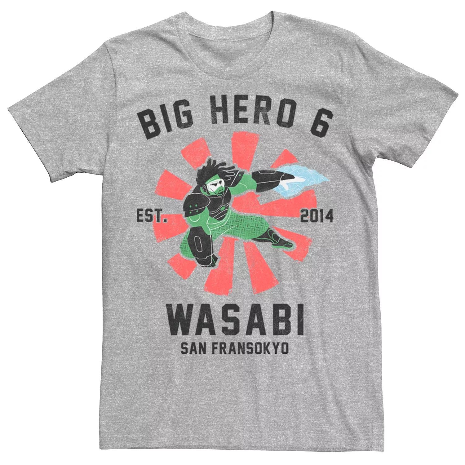 Мужская футболка с плакатом Big Hero 6 Wasabi Disney
Мужская футболка с плакатом Big Hero 6 Wasabi Disney