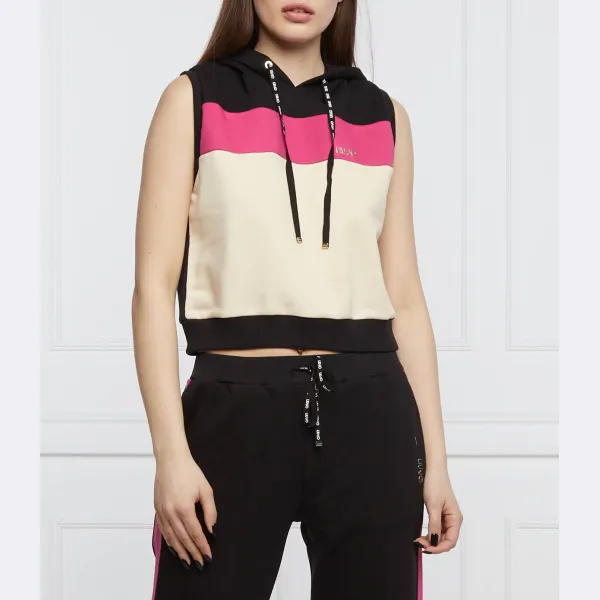 Укороченная толстовка Liu Jo, черный
Укороченная толстовка Liu Jo, черный