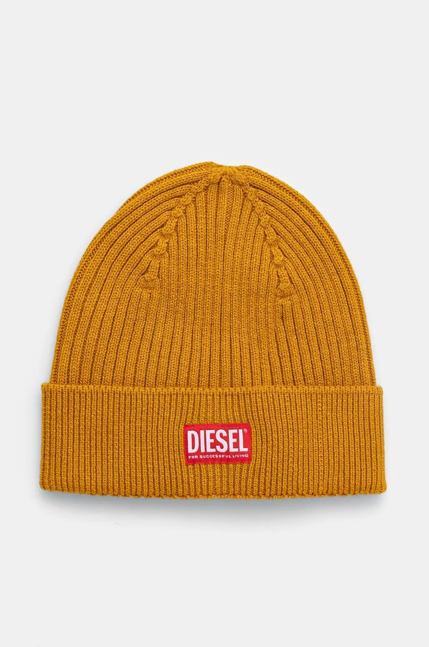 Дизельная шерстяная шапка Diesel, желтый
Дизельная шерстяная шапка Diesel, желтый