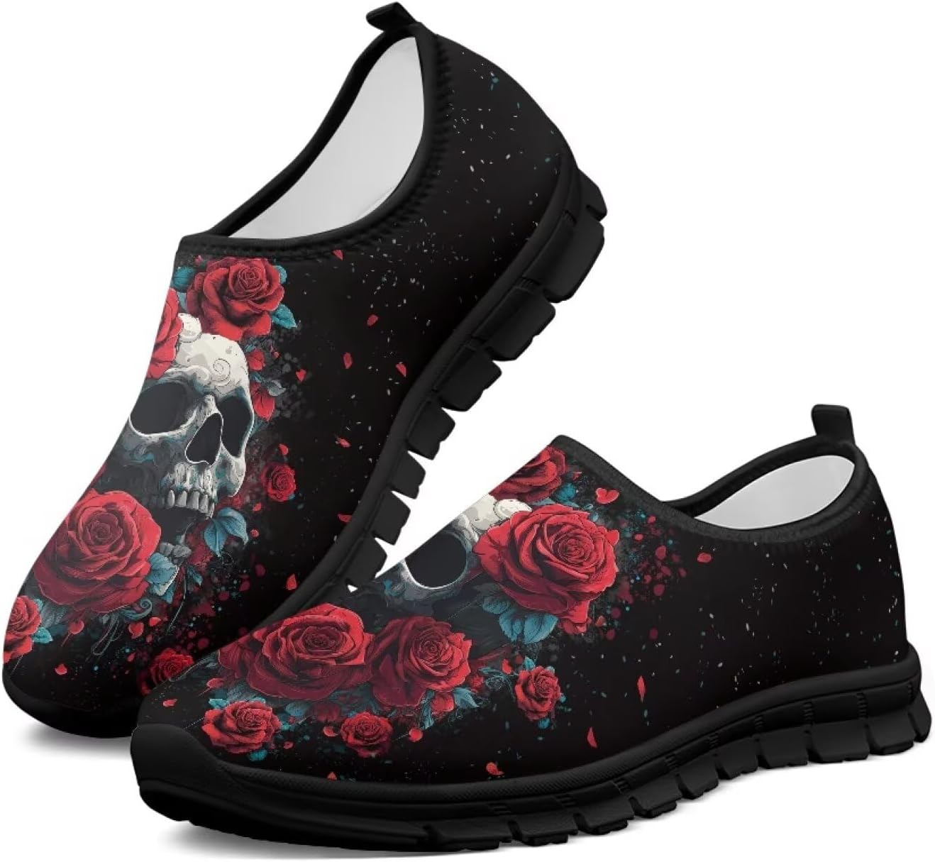 Женские теннисные кроссовки Удобные противоскользящие спортивные для ходьбы, занятий в тренажерном зале, бега, повседневные модные кроссовки Chririnla, Skull Rose
Женские теннисные кроссовки Удобные противоскользящие спортивные для ходьбы, занятий в тренажерном зале, бега, повседневные модные кроссовки Chririnla, Skull Rose