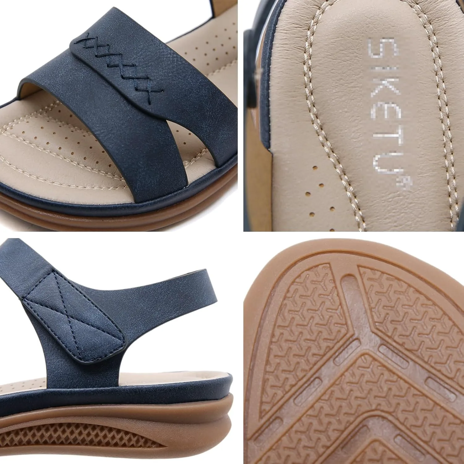 Женские сандалии TOSOFT большого размера, повседневные, удобные, легкие, открытый носок, плоская подошва, женские сандалии, шлепанцы для студентов
Женские сандалии TOSOFT большого размера, повседневные, удобные, легкие, открытый носок, плоская подошва, женские сандалии, шлепанцы для студентов