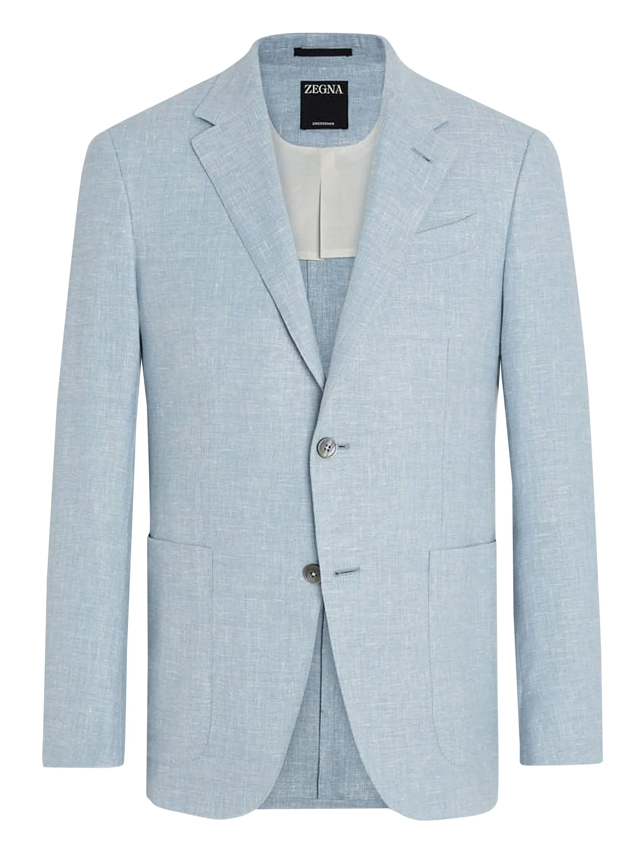 Однобортный пиджак Zegna, синий
Однобортный пиджак Zegna, синий