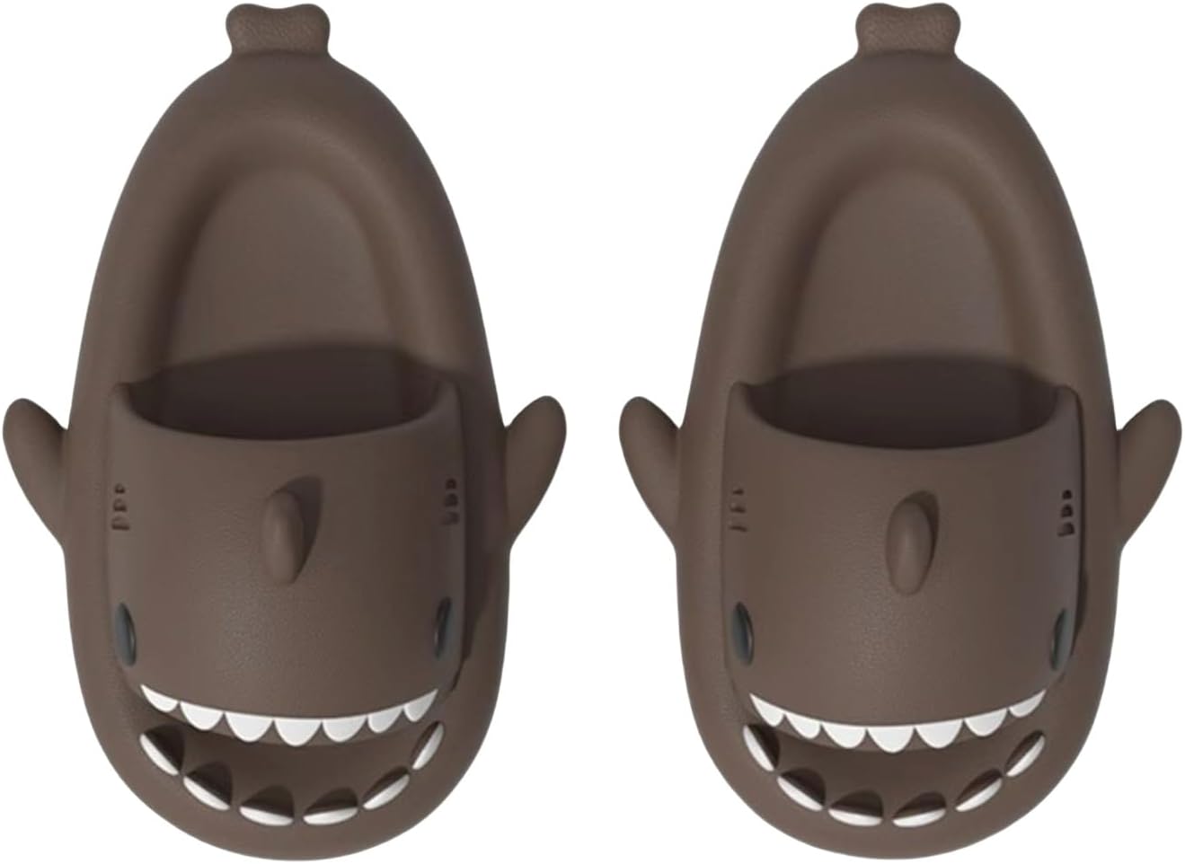 Тапочки с акулами, унисекс шлепанцы с акулами, толстая нескользящая подошва, сандалии с открытым носком для двоих, милые пляжные шлепанцы Ythspnze, коричневый
Тапочки с акулами, унисекс шлепанцы с акулами, толстая нескользящая подошва, сандалии с открытым носком для двоих, милые пляжные шлепанцы Ythspnze, коричневый