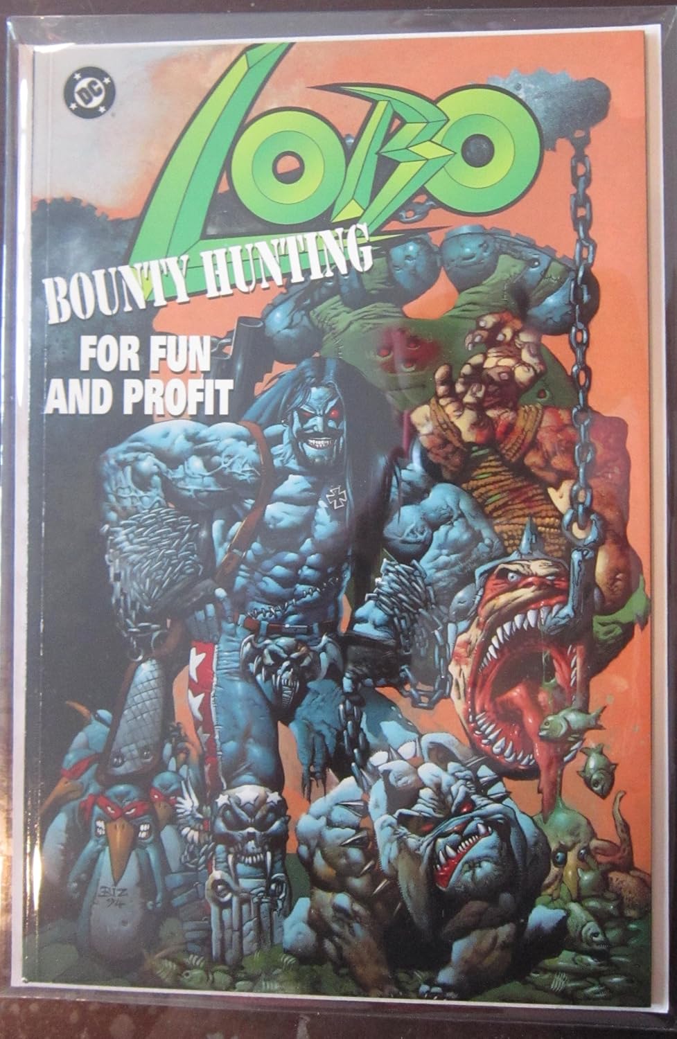 Lobo: Bounty hunting for fun and profit (DC Comics)
Lobo: Bounty hunting for fun and profit (DC Comics)