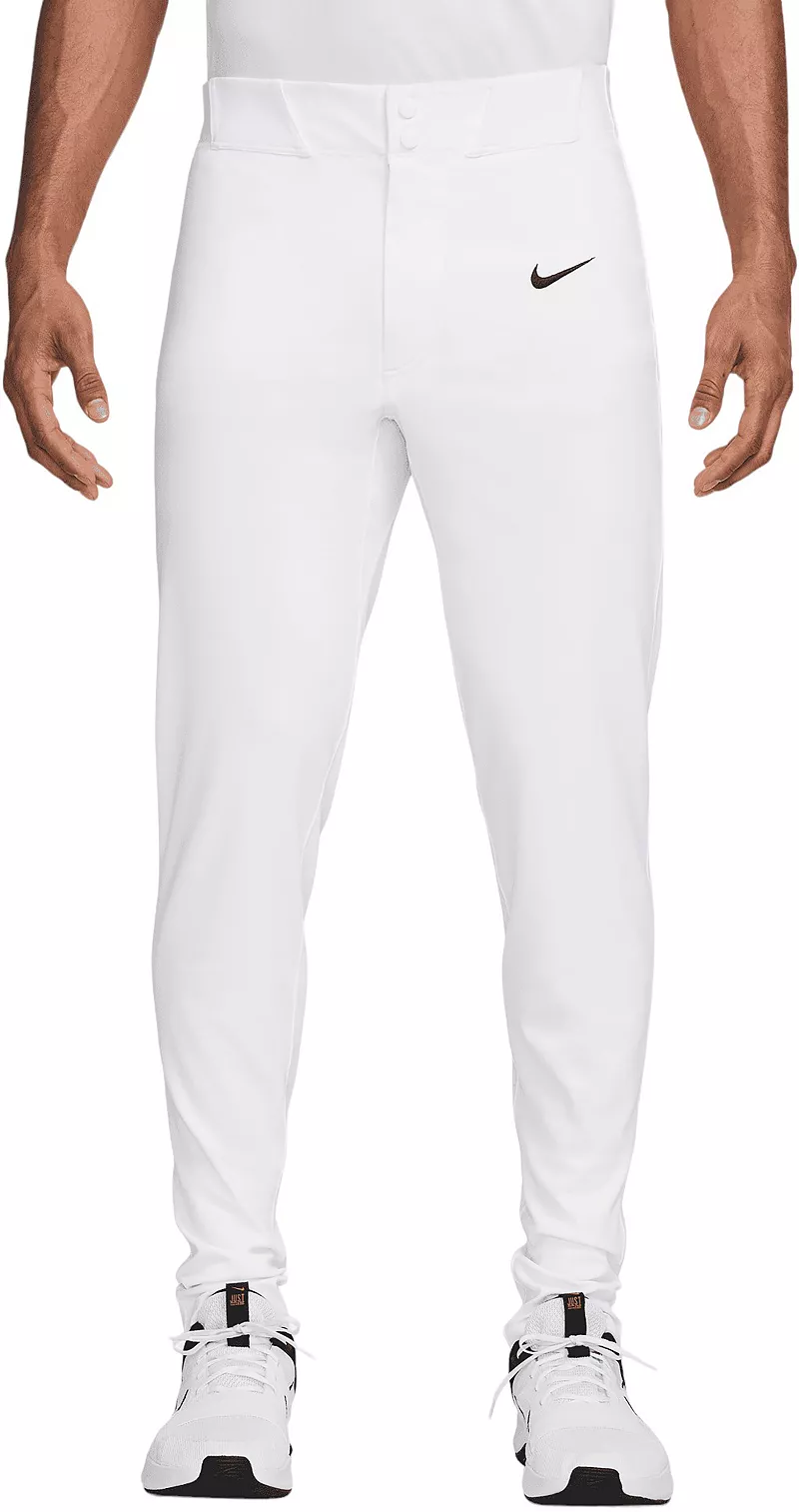 Мужские зауженные бейсбольные брюки Nike Vapor Premier, белый/черный
Мужские зауженные бейсбольные брюки Nike Vapor Premier, белый/черный
