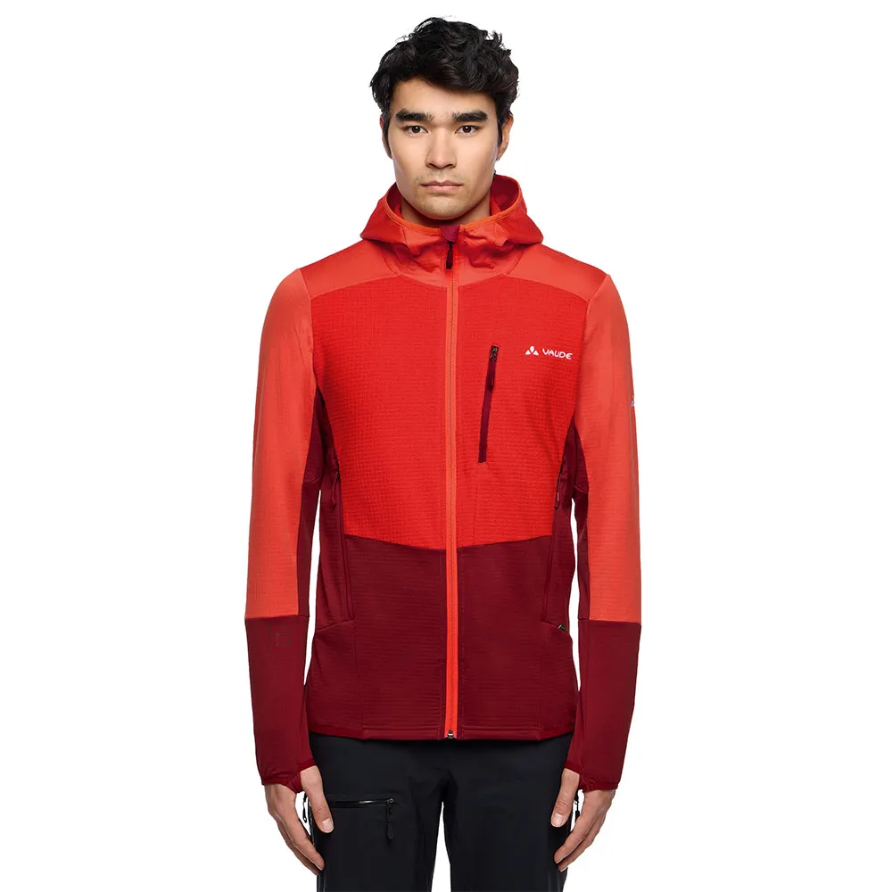 Флис VAUDE Monviso Grid full zip, оранжевый
Флис VAUDE Monviso Grid full zip, оранжевый