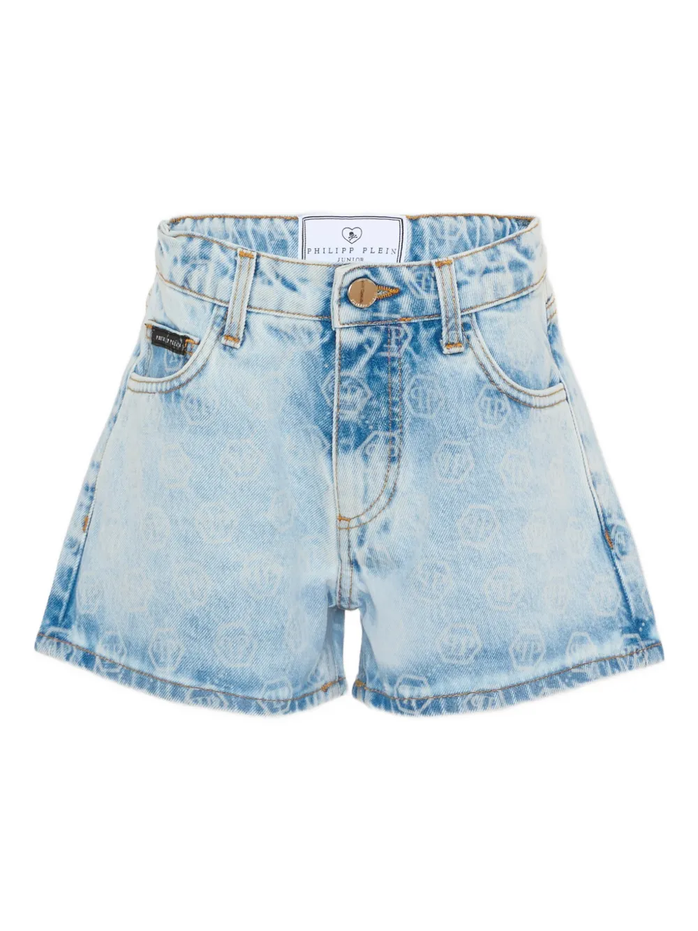 Джинсовые шорты с принтом логотипа Philipp Plein Junior, синий
Джинсовые шорты с принтом логотипа Philipp Plein Junior, синий