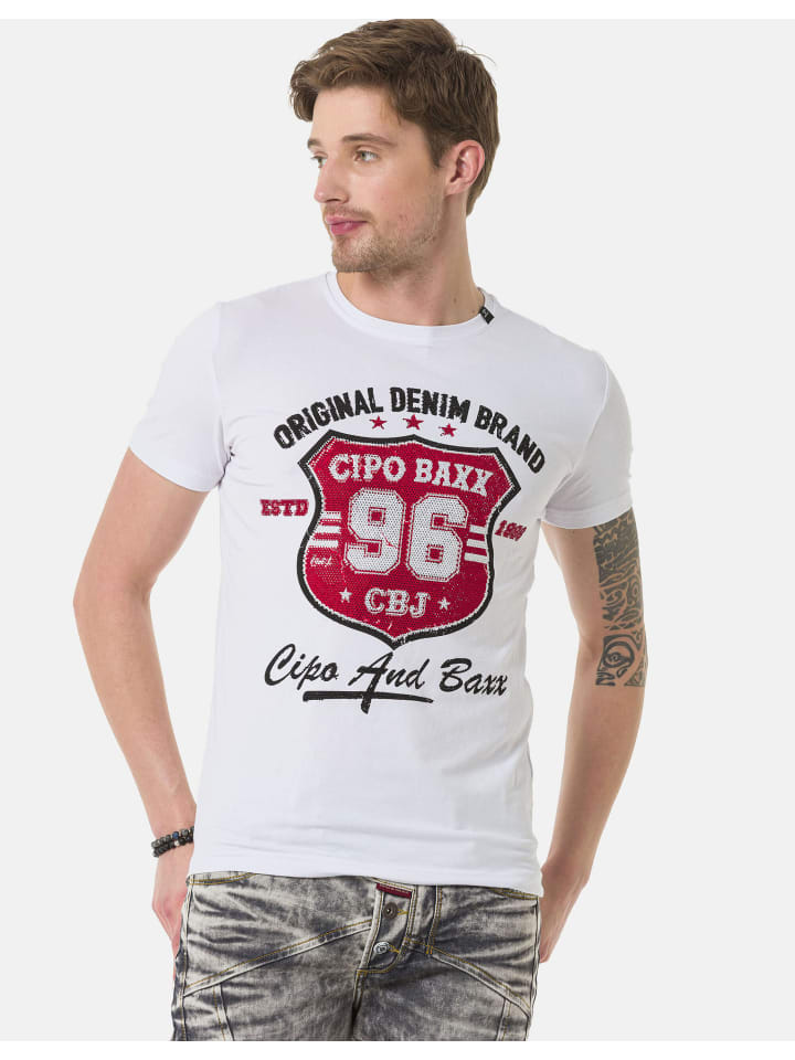 Футболка БЕЛОГО цвета Cipo & Baxx, Белый, Футболка БЕЛОГО цвета Cipo & Baxx
Футболка БЕЛОГО цвета Cipo & Baxx, Белый, Футболка БЕЛОГО цвета Cipo & Baxx