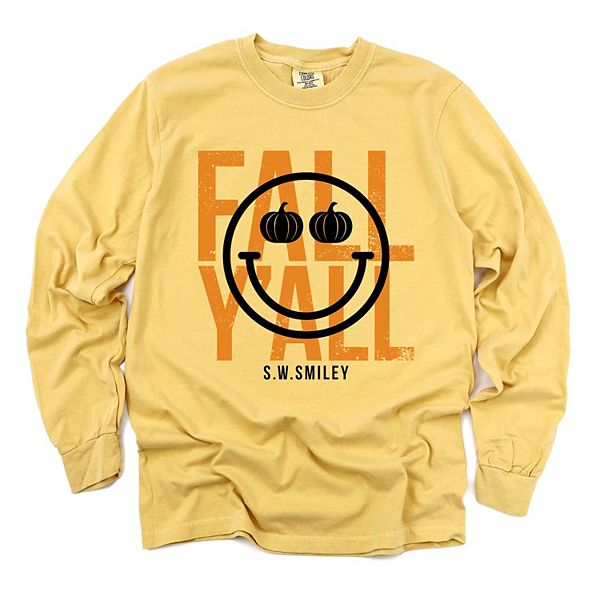 SWSmiley fall y'all - женская футболка с длинным рукавом и принтом, окрашенная в стиле garment dyed Simply Sage Market, Mustard, Зеленый, SWSmiley fall y'all - женская футболка с длинным рукавом и принтом, окрашенная в стиле garment dyed Simply Sage Marke
SWSmiley fall y'all - женская футболка с длинным рукавом и принтом, окрашенная в стиле garment dyed Simply Sage Market, Mustard, Зеленый, SWSmiley fall y'all - женская футболка с длинным рукавом и принтом, окрашенная в стиле garment dyed Simply Sage Marke