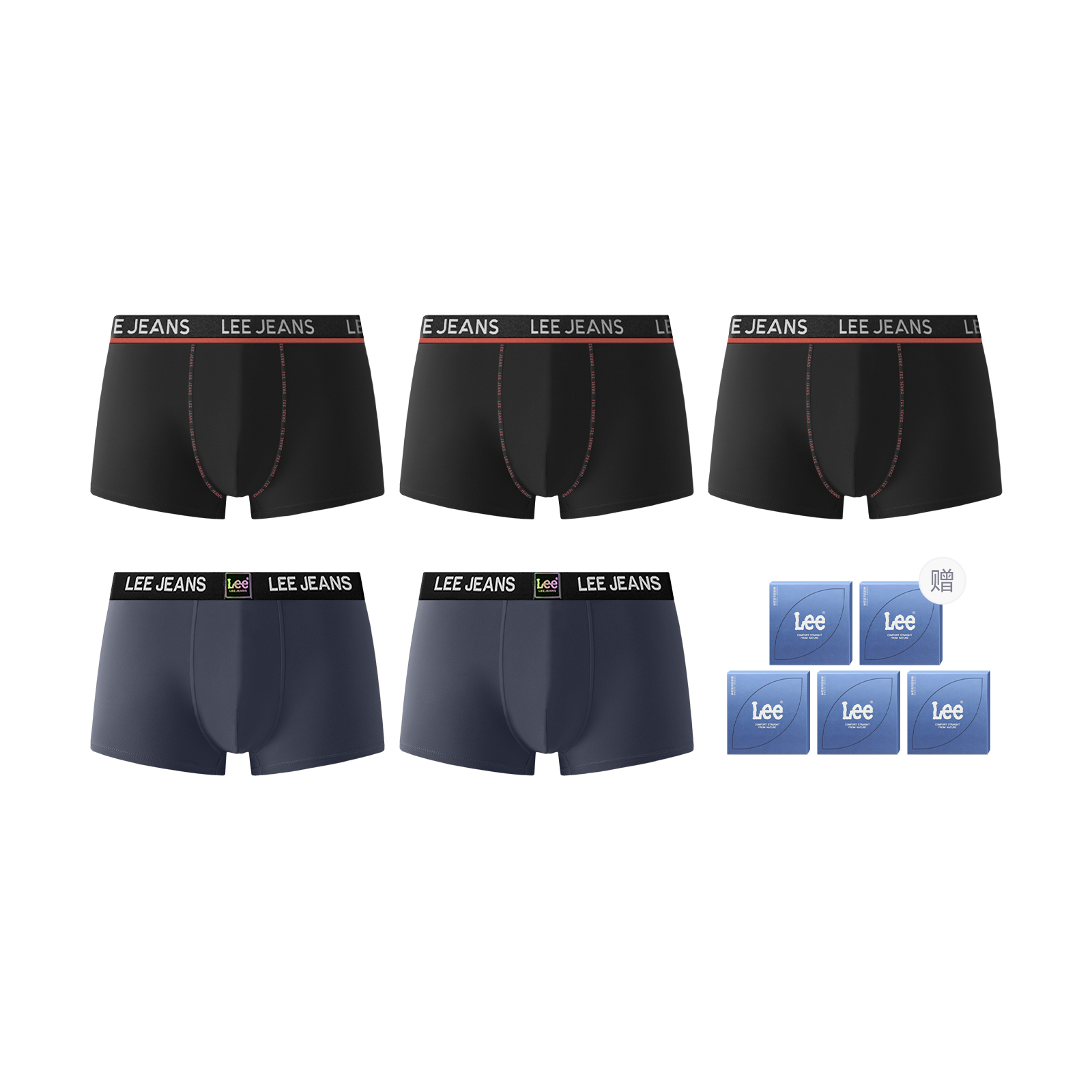 Sunset 3.0 трусы-боксеры для мужчин, 5 штук Lee, темно-серый
Sunset 3.0 трусы-боксеры для мужчин, 5 штук Lee, темно-серый