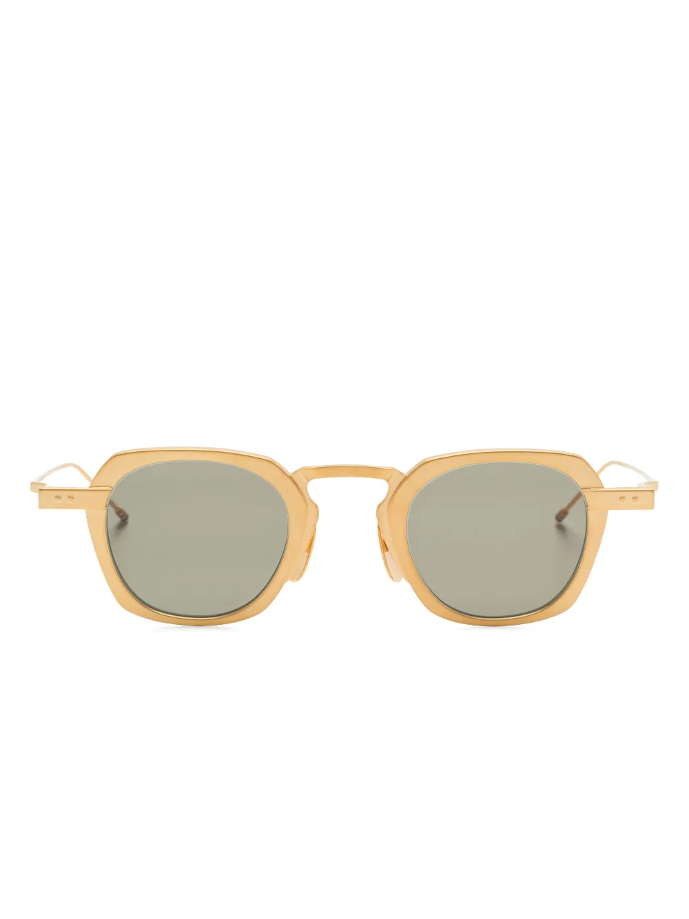 Солнцезащитные очки в геометричной оправе Thom Browne Eyewear, золотой
Солнцезащитные очки в геометричной оправе Thom Browne Eyewear, золотой