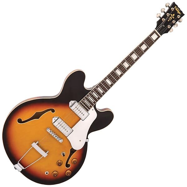 Электрогитара Vintage VSA500P ReIssued Semi Hollow Body Guitar - Vintage Sunburst
Электрогитара Vintage VSA500P ReIssued Semi Hollow Body Guitar - Vintage Sunburst