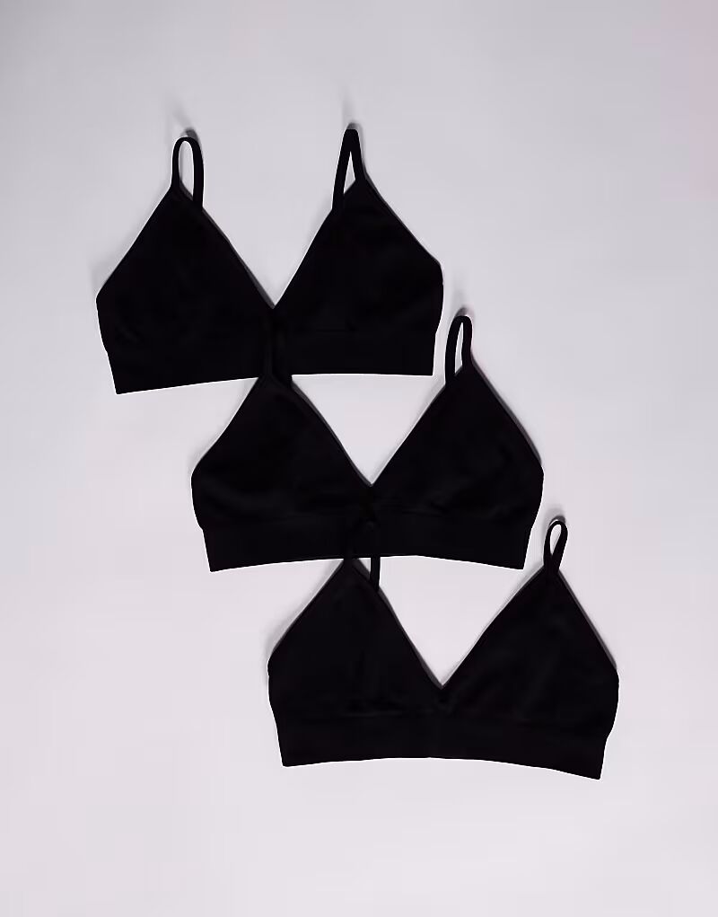 4505 Интимный бесшовный спортивный бюстгальтер с легкой поддержкой, 3 шт. в черном цвете
4505 Интимный бесшовный спортивный бюстгальтер с легкой поддержкой, 3 шт. в черном цвете