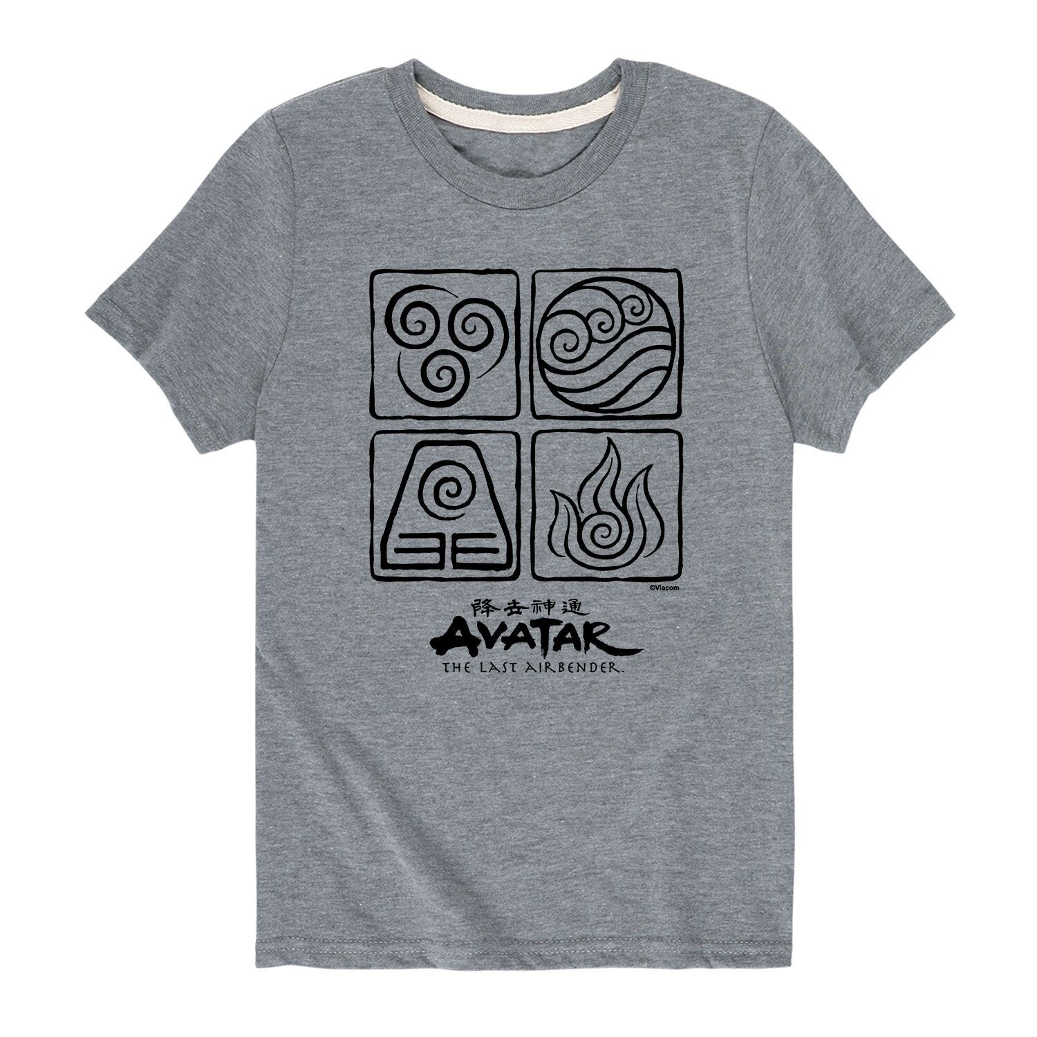 Футболка с изображением символов «Аватар: последний маг стихии» для мальчиков 8–20 лет Licensed Character, серый
Футболка с изображением символов «Аватар: последний маг стихии» для мальчиков 8–20 лет Licensed Character, серый