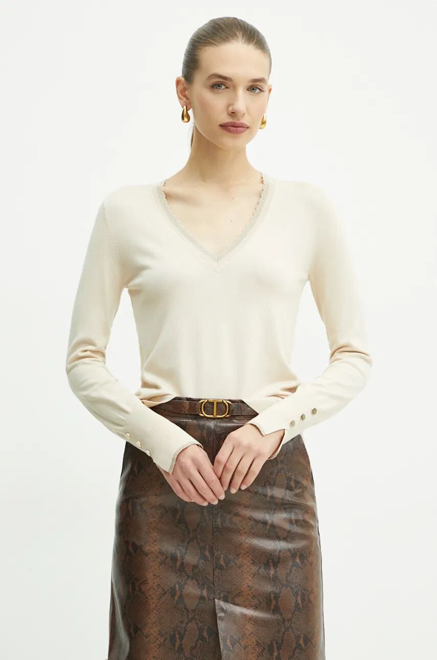 Свитер Лю Джо Liu Jo, бежевый
Свитер Лю Джо Liu Jo, бежевый