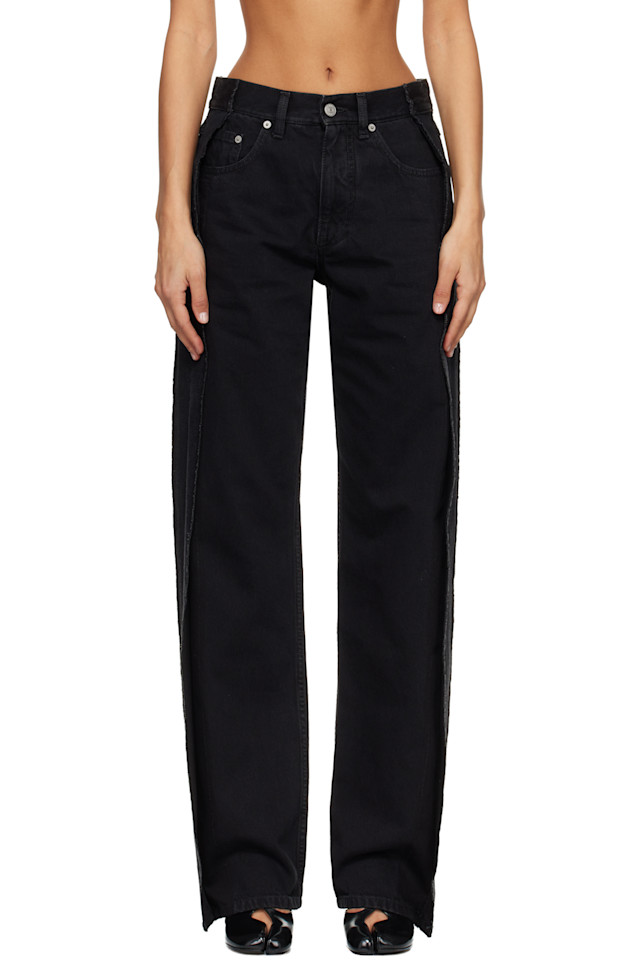 Джинсы прямого кроя Mm6 Maison Margiela, черный
Джинсы прямого кроя Mm6 Maison Margiela, черный