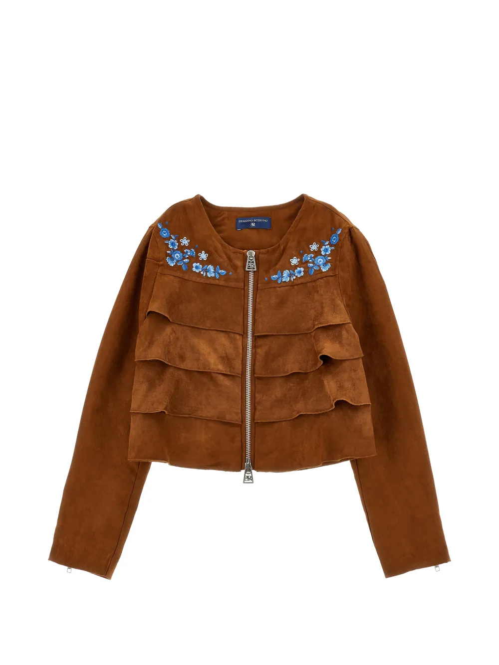 Куртка с цветочной вышивкой Ermanno Scervino Junior, коричневый
Куртка с цветочной вышивкой Ermanno Scervino Junior, коричневый