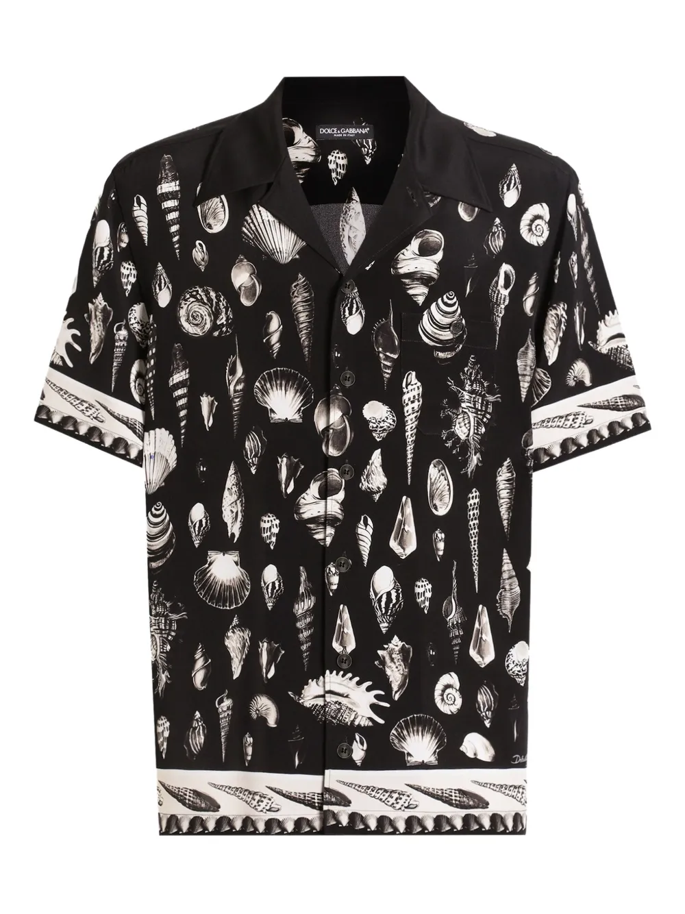 Рубашка с принтом ракушек DOLCE & GABBANA, черный
Рубашка с принтом ракушек DOLCE & GABBANA, черный