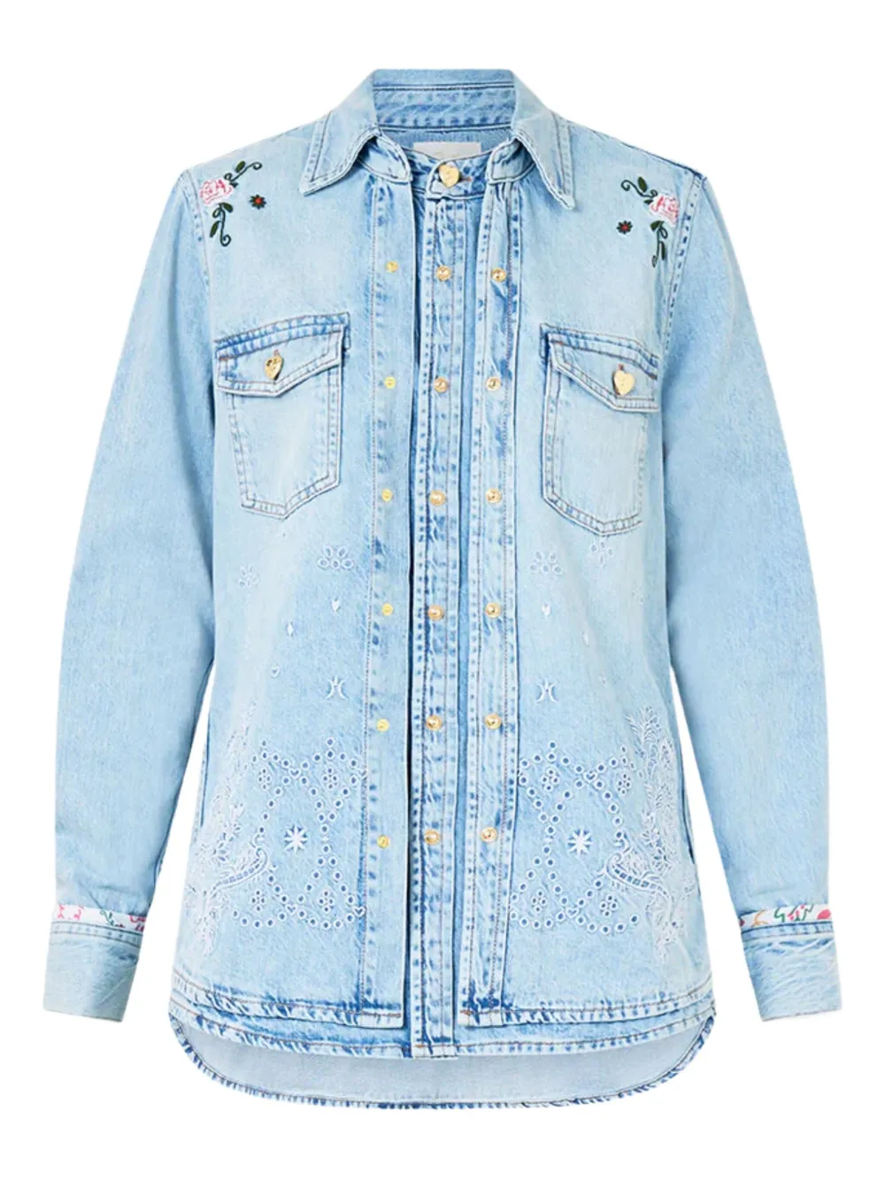 Многослойная вышитая рубашка Camilla, синий
Многослойная вышитая рубашка Camilla, синий