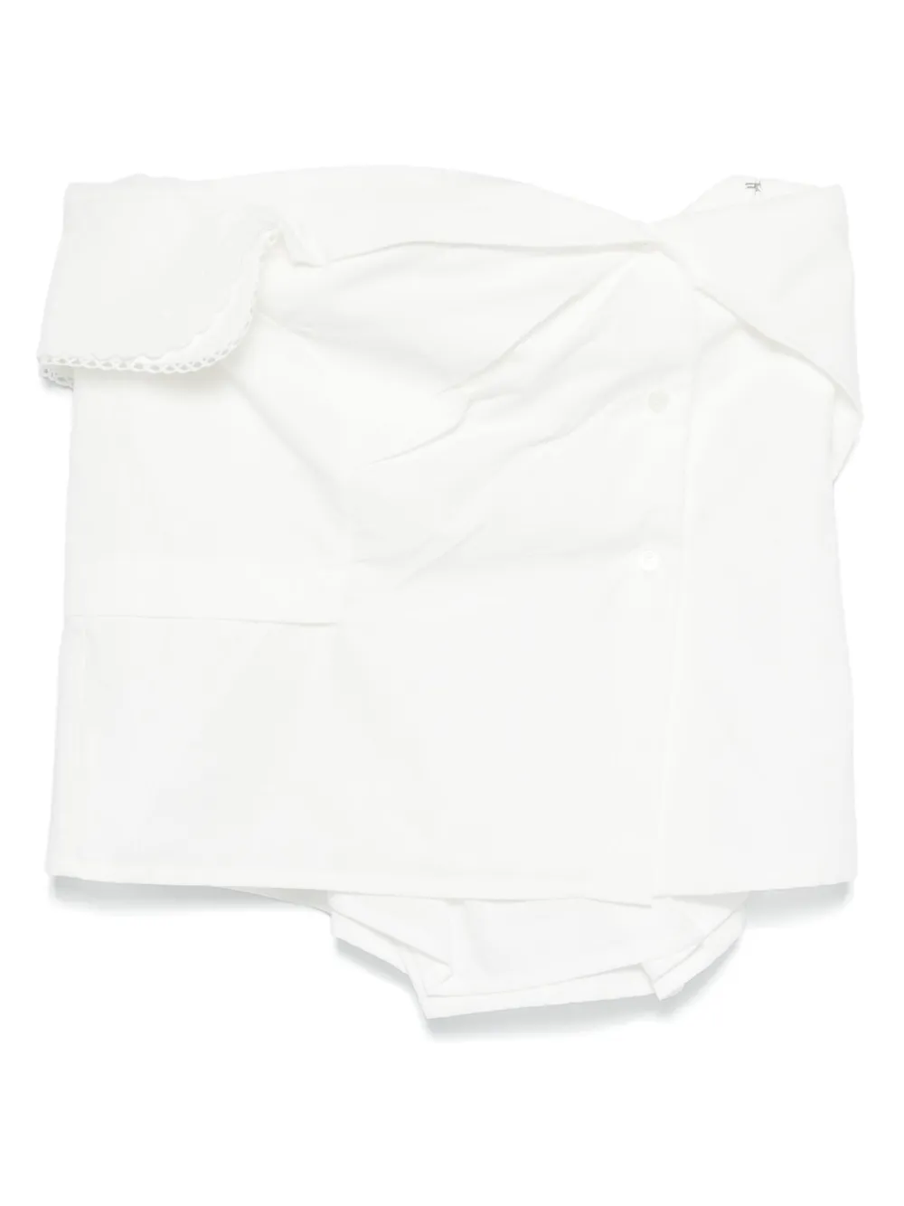 Поплиновый топ MIU MIU, белый
Поплиновый топ MIU MIU, белый