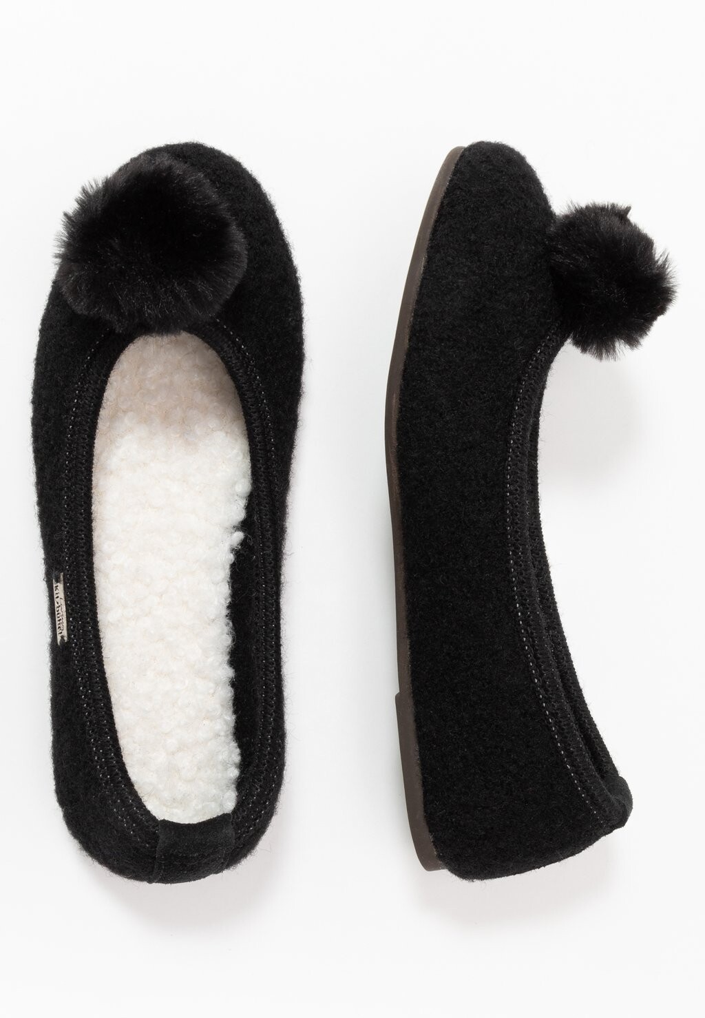 Балетки MIT PLÜSCHBOMMEL Living Kitzbühel, цвет schwarz 
Балетки MIT PLÜSCHBOMMEL Living Kitzbühel, цвет schwarz