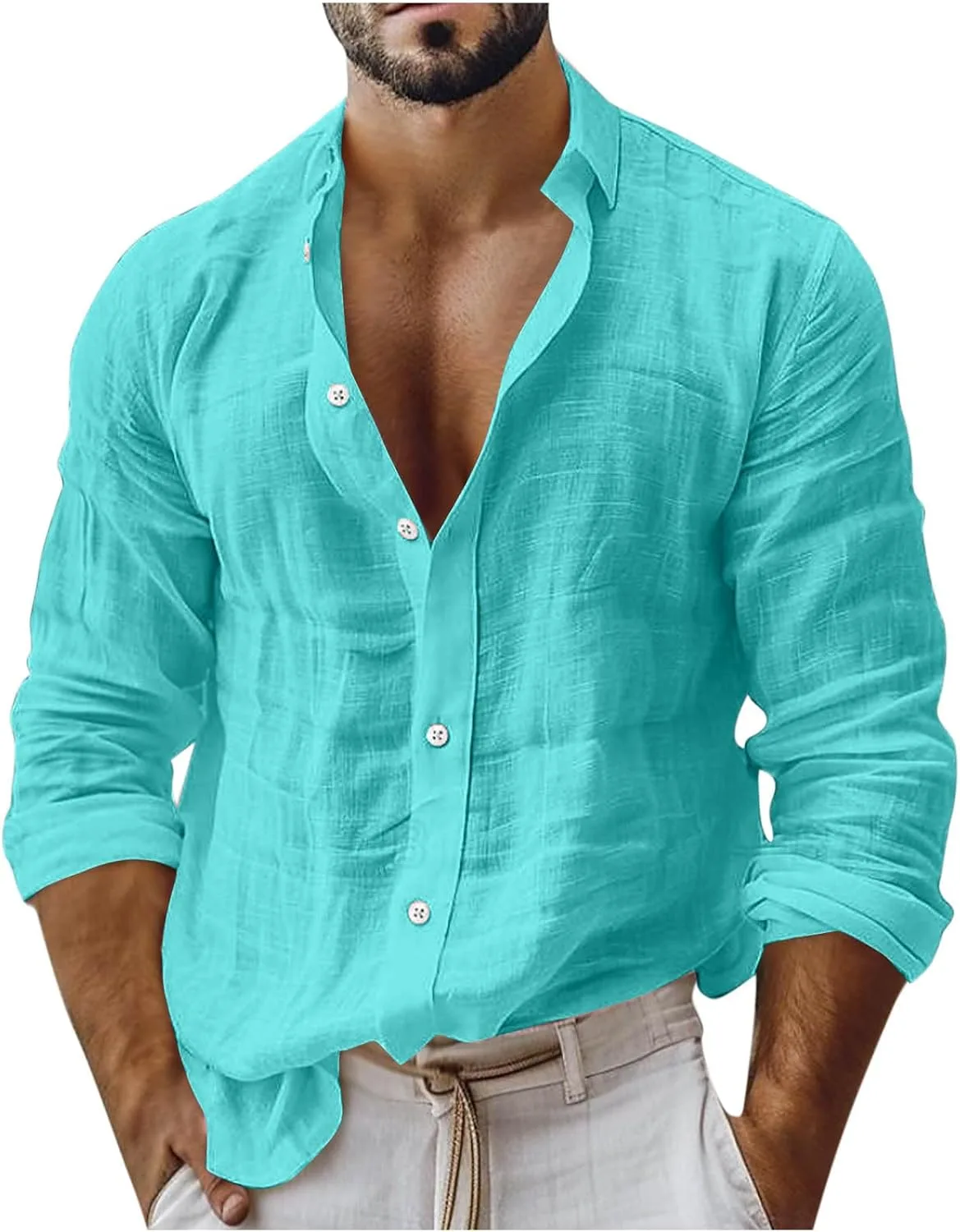 Мужская рубашка Casual из хлопка и льна с длинным рукавом Xiaojmake
Мужская рубашка Casual из хлопка и льна с длинным рукавом Xiaojmake