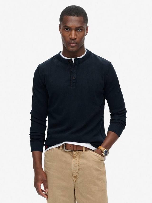 Винтажная текстурированная хлопковая рубашка Grandad Superdry, Eclipse Navy
Винтажная текстурированная хлопковая рубашка Grandad Superdry, Eclipse Navy