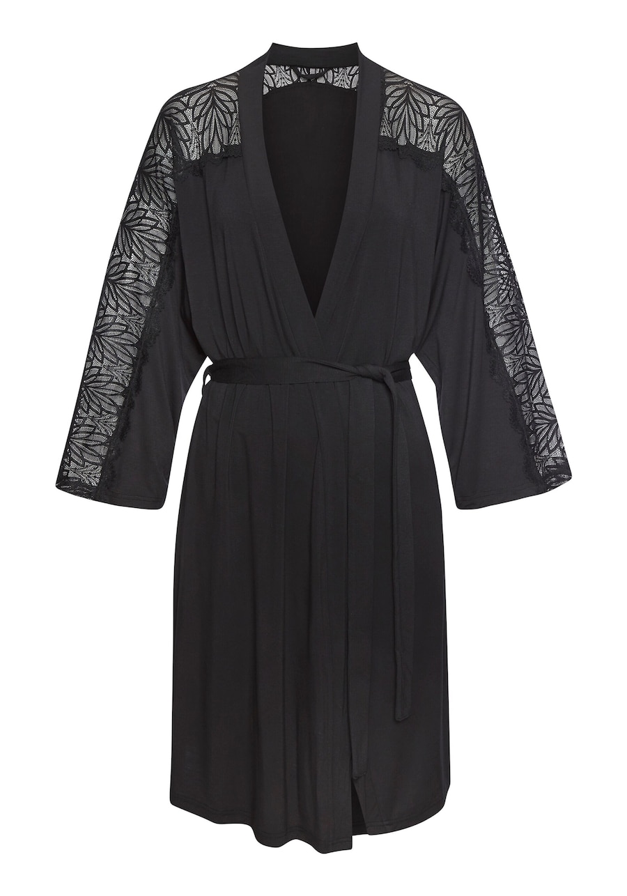 Халат LASCANA, черный
Халат LASCANA, черный