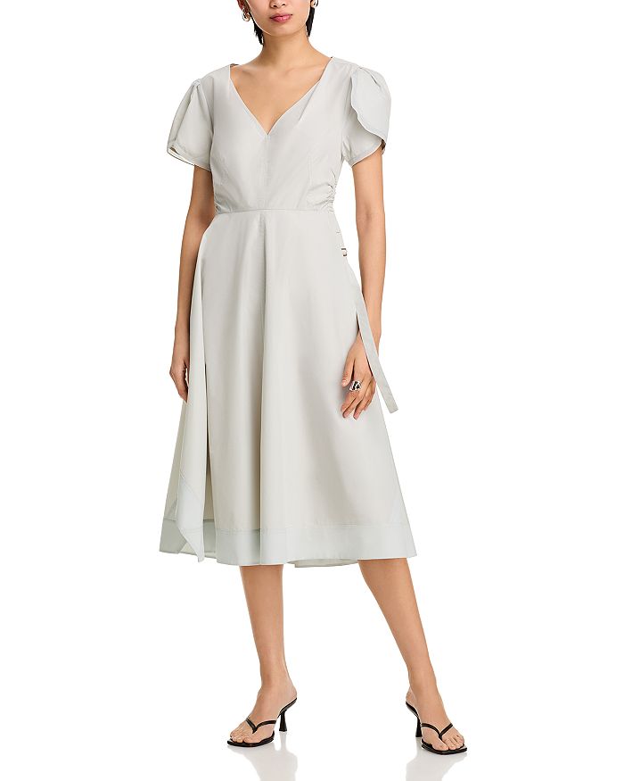 Платье с V-образным вырезом и рукавами "тюльпан" 3.1 Phillip Lim, серый
Платье с V-образным вырезом и рукавами "тюльпан" 3.1 Phillip Lim, серый