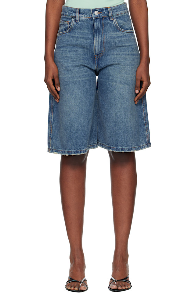 Coperni Синие джинсовые шорты-бермуды
Coperni Синие джинсовые шорты-бермуды