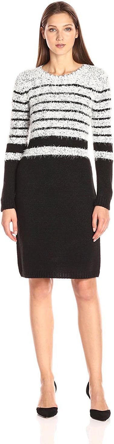 Женское платье Calvin Klein Eyelash с ребристой отделкой, Black/White
Женское платье Calvin Klein Eyelash с ребристой отделкой, Black/White