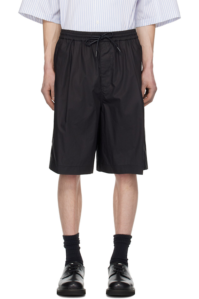 Хлопковые утепленные шорты Juun.J, черный
Хлопковые утепленные шорты Juun.J, черный