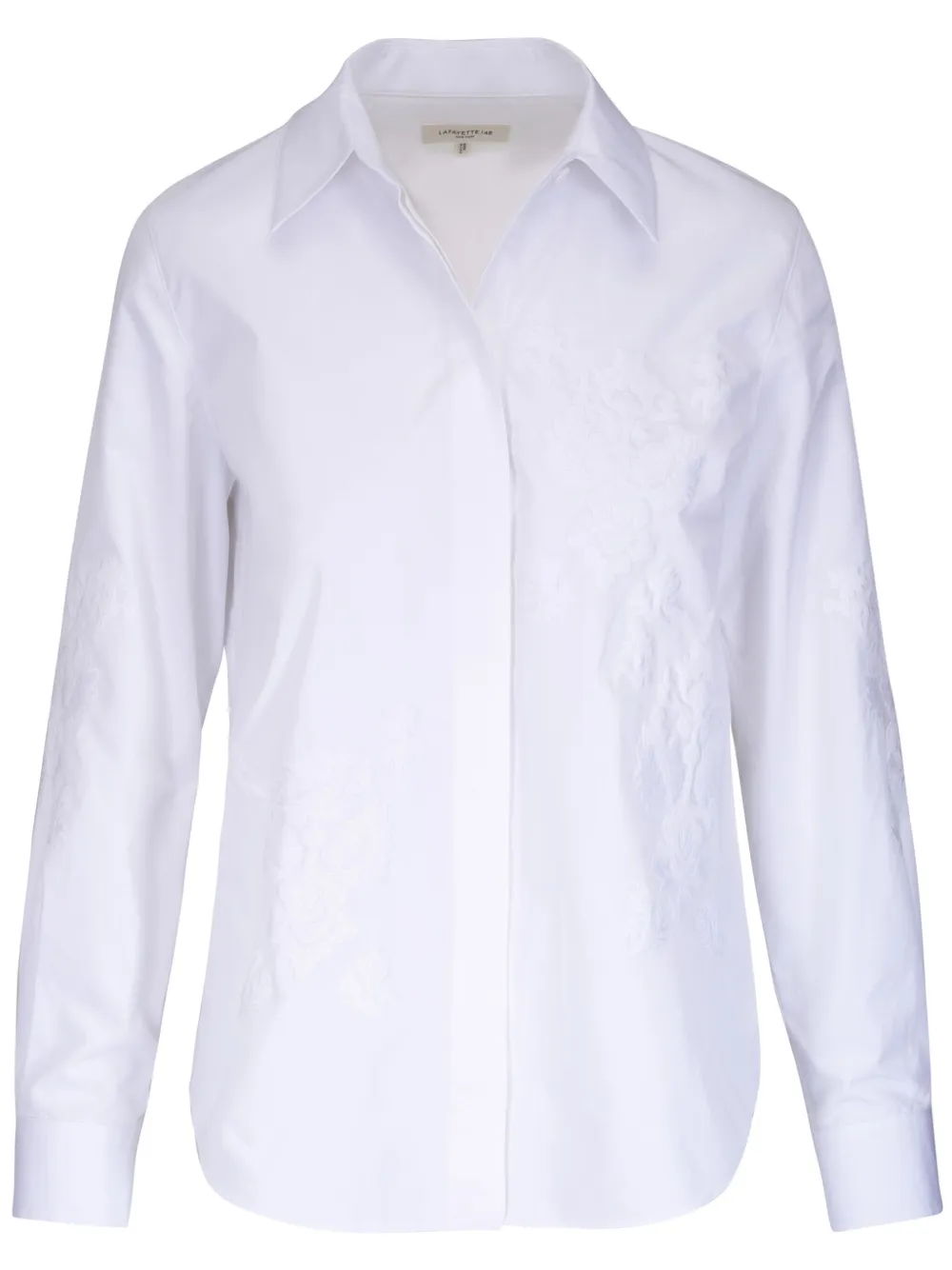 Рубашка с отложным воротником Lafayette 148, белый
Рубашка с отложным воротником Lafayette 148, белый