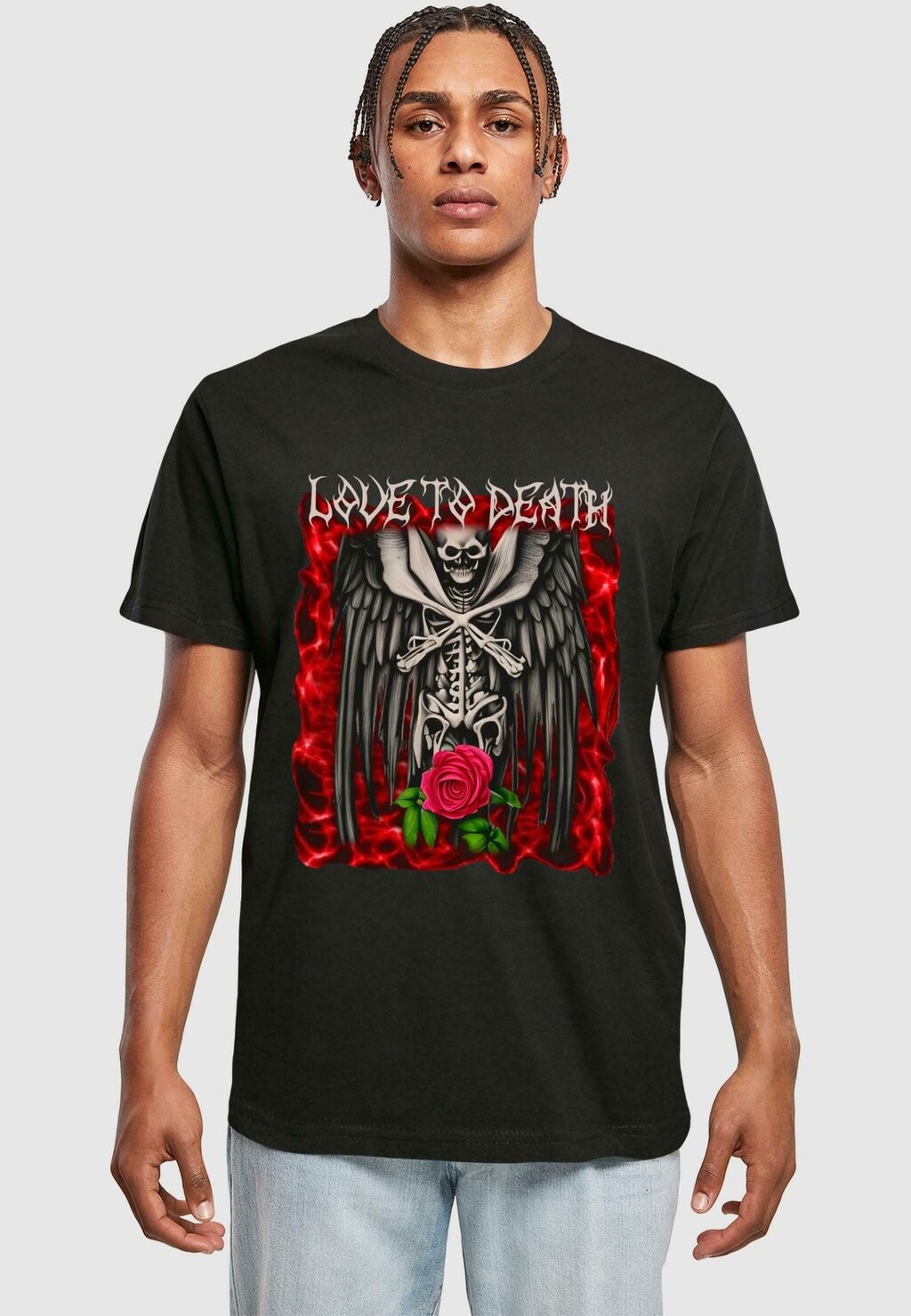 Футболка с принтом LOVE TO DEATH TEE Mister Tee, черный
Футболка с принтом LOVE TO DEATH TEE Mister Tee, черный