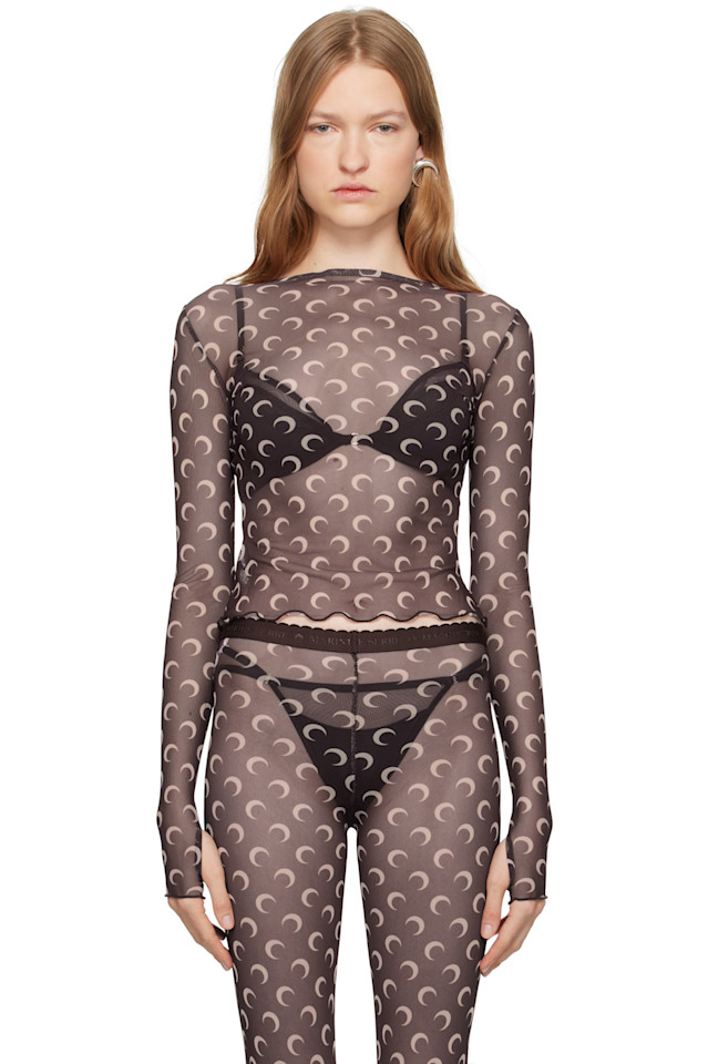 Лонгслив Second Skin с принтом All Over Moon Marine Serre, коричневый
Лонгслив Second Skin с принтом All Over Moon Marine Serre, коричневый