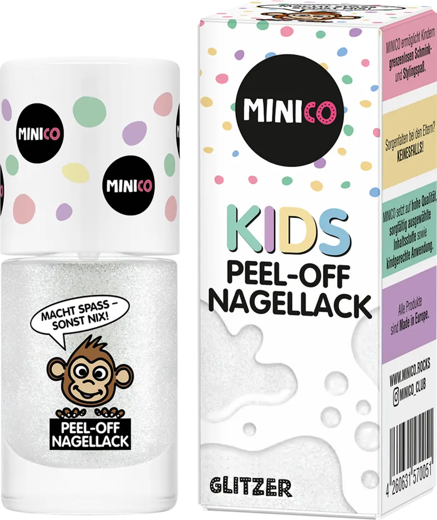 Лак для ногтей MINICO Peel-Off Nagellack 01 Glitzer
Лак для ногтей MINICO Peel-Off Nagellack 01 Glitzer