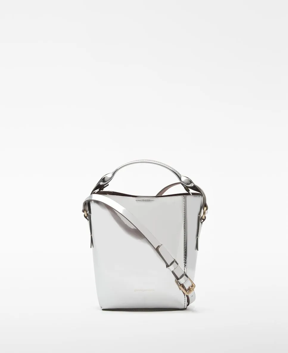 Женская сумка-ведро Mica Metallic Adolfo Dominguez, серебряный
Женская сумка-ведро Mica Metallic Adolfo Dominguez, серебряный