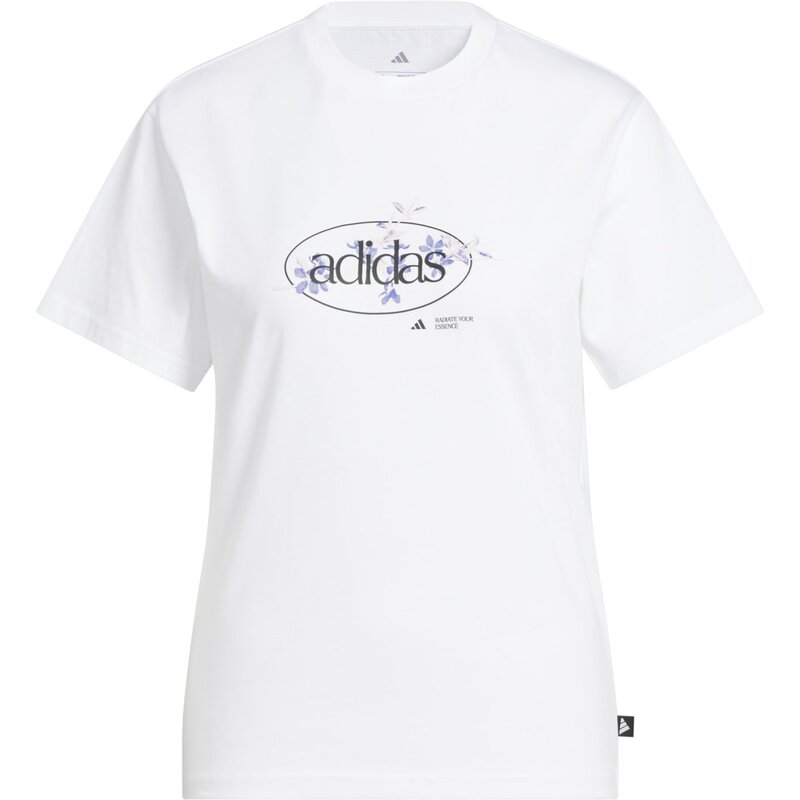 Элементы рубашки украшены цветочной графикой. Adidas, белый
Элементы рубашки украшены цветочной графикой. Adidas, белый